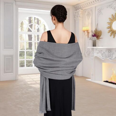 شالات وأغطية الباشمينا لفساتين السهرة وشاح للنساء شال شتوي يلتف للنساء لحفلات الزفاف in Saudi Arabia