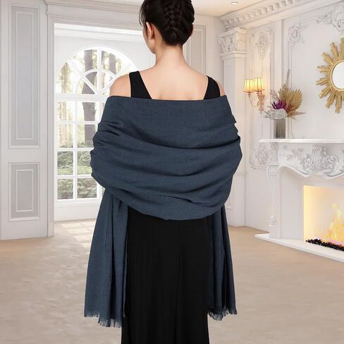 شالات وأغطية الباشمينا لفساتين السهرة وشاح للنساء شال شتوي يلتف للنساء لحفلات الزفاف in Saudi Arabia