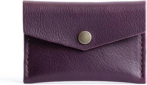 Portland Leather Goods Mini Envelope Wallet for Women – Handmade from the Finest Full-Grain Hides – Features Two Interior Pockets with Secure Snap Closure – Meadow in Saudi Arabia