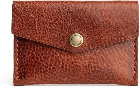 Portland Leather Goods Mini Envelope Wallet for Women – Handmade from the Finest Full-Grain Hides – Features Two Interior Pockets with Secure Snap Closure – Meadow in Saudi Arabia