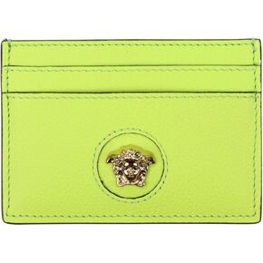 Versace Medusa Leather Card Holder Wallet – Slim Luxury Italian Leather Credit Card Case for Women (Pink) in Kuwait