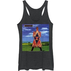 Fifth Sun David Bowie Earthling Women's Racerback Tank Top in Saudi Arabia