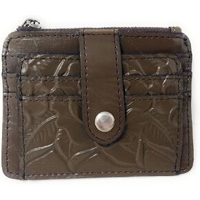 Patricia Nash Tooled Leather Cassis ID Card Case Wallet, Mushroom in Kuwait