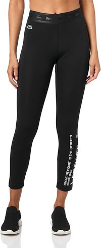 Lacoste Womens Women’s Lacoste Sport 7/8 Length Recycled Polyester Leggings in Saudi Arabia