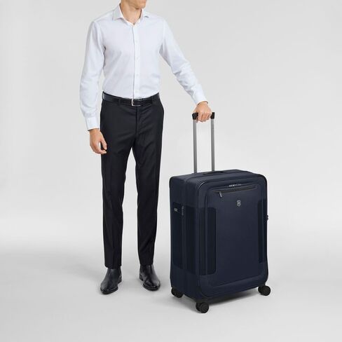 Victorinox Werks Traveler 7.0, Large Case, 8-Wheel Softside Expandable Travel Case, Navy Blue in Saudi Arabia