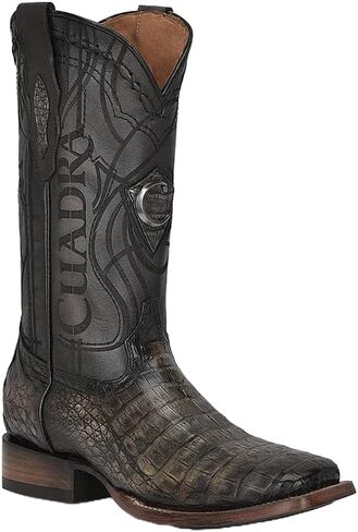 Men's Atlantic Black Sand Western Boots CU745 by Cuadra in Saudi Arabia