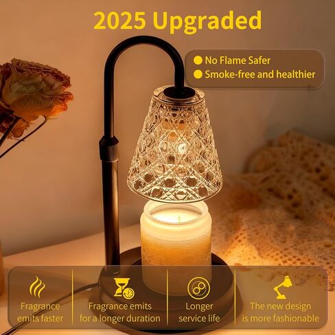 Candle Warmer Lamp with Timer Dimmable, Christmas Birthday Gifts for Women Mom, House Warming Gifts New Home Decor, Wax Melt Warmer for Jar Candles in Saudi Arabia