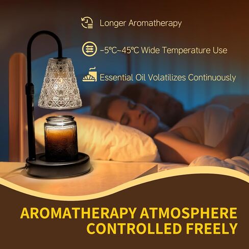 Candle Warmer Lamp with Timer Dimmable, Christmas Birthday Gifts for Women Mom, House Warming Gifts New Home Decor, Wax Melt Warmer for Jar Candles in Saudi Arabia