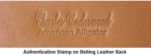 Charles Underwood Genuine American Alligator 1-3/16" Belt 2 Classic Buckles in Saudi Arabia