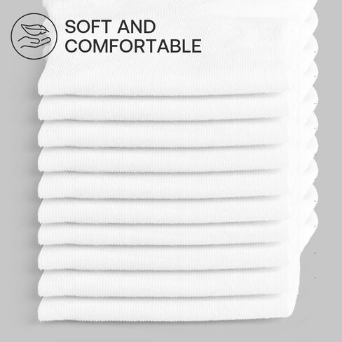 10 Pairs Men's Ankle Socks Low Cut Socks Breathable Casual Socks for Men Women (White) in Saudi Arabia