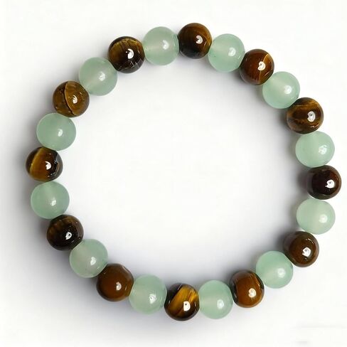 Long tiantian Money Bracelets for Women Money Wealth Attraction Green Jade Good Luck Bracelets Beaded Tiger Eye Bracelet Trendy Jewelry Gifts in Kuwait