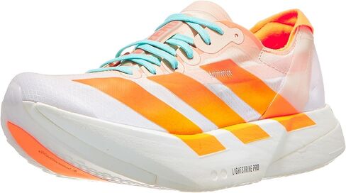 Adidas Women's Adizero Adios PRO 4 W Crystal sandFlash Orange/Flash Aqua 8.5 US in Saudi Arabia