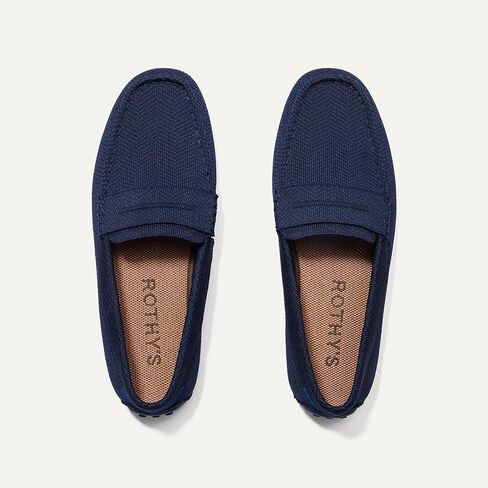 أحذية Rothy's The Driving Loafer للرجال سهلة الارتداء، أحذية بدون كعب كاجوال، مصنوعة من زجاجات بلاستيكية معاد تدويرها ويمكن غسلها في الغسالة in Kuwait