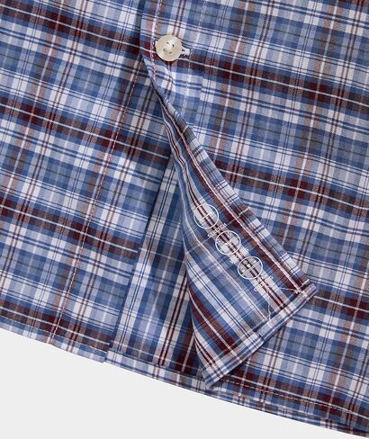 قميص Faraway Plaid Performance مصنوع من القطن للرجال من Vineyard Vines in Saudi Arabia