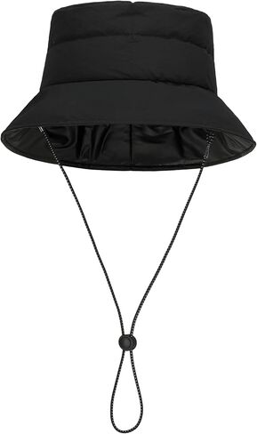 Winter Bucket Hat for Women Men, Adjustable Lightweight Warm Fisherman Hat in Saudi Arabia