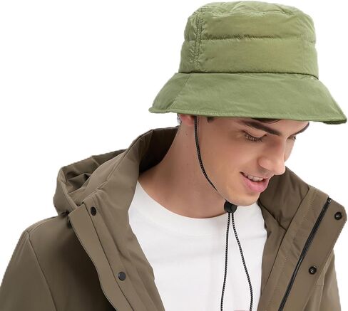 Winter Bucket Hat for Women Men, Adjustable Lightweight Warm Fisherman Hat in Saudi Arabia