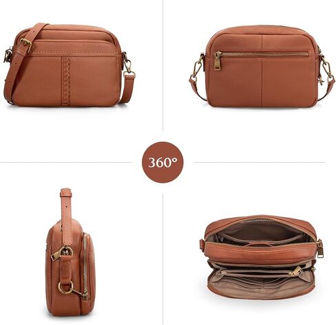 befen Geniune Leather Crossbody Bag for Women Anti Theft Purse and Hangbags with Built in RFID Wallet in Saudi Arabia