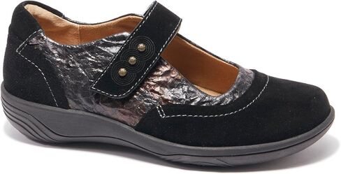 حذاء Hälsa Footwear النسائي Aloe Suede Mary Jane - حذاء رسمي مريح لتقويم العظام مع حزام قابل للتعديل، نعل داخلي مبطن داعم، نعل خفيف الوزن غير قابل للانزلاق in Kuwait