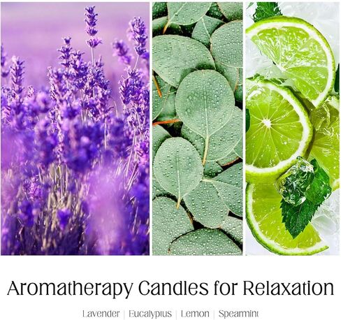 KOTKAS Grandma Candle Gifts, Christmas Gifts for Grandma, 8oz Eucalyptus Lavender Scented Soy Candles Non Toxic Grandma Candles from Grandkids, Grandmas Birthday Gift from Grandson Granddaughter in Saudi Arabia
