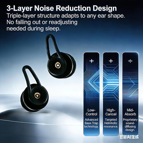 Side Sleeper Earplugs (4 Pack) -52dB Noise Reduction, Ultrasoft Silicone, Pain-Free Comfort, Snoring & Sleep Suppression, Focus & Study .Family Set 1 Box (S/M/L) with Carrying Case. in Saudi Arabia
