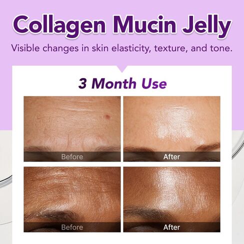 Glow, 1200mg Snail Mucin Supports Skin Elasticity, Collagen Peptides Jelly Stick, Kiwi Flavor, Biotin, Vitamin C, Hyaluronic Acid, Prebiotics, Korean Skin Care, 10 Sticks in Saudi Arabia