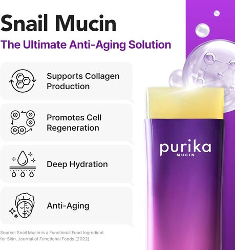 Glow, 1200mg Snail Mucin Supports Skin Elasticity, Collagen Peptides Jelly Stick, Kiwi Flavor, Biotin, Vitamin C, Hyaluronic Acid, Prebiotics, Korean Skin Care, 10 Sticks in Saudi Arabia