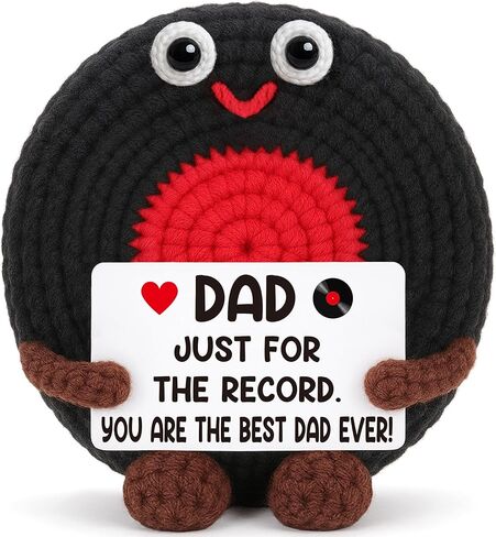 Gifts for Uncle Birthday Gifts for Best Uncle Ever from Niece Nephew Retirement Fathers Day Favorite Uncles Gift from Niece Nephew Handmade Crochet Vinyl Record Music Lover Present in Saudi Arabia