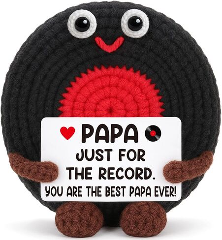 Gifts for Uncle Birthday Gifts for Best Uncle Ever from Niece Nephew Retirement Fathers Day Favorite Uncles Gift from Niece Nephew Handmade Crochet Vinyl Record Music Lover Present in Saudi Arabia