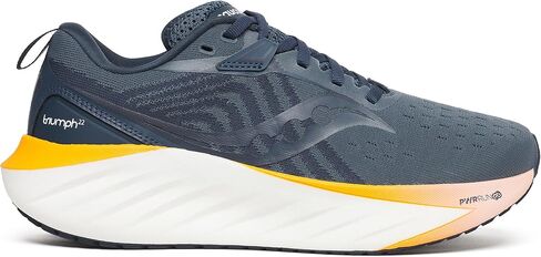 Saucony Women's Triumph 22 GTX Sneaker, Mirage/Navy, 8.5 in Saudi Arabia