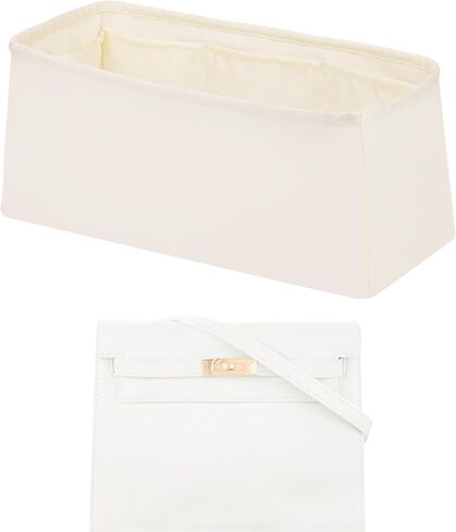 Purse Handbag Silky Organizer Insert Keep Bag Shape Fits Hermes Kelly Dance Bags, Luxury Handbag Tote Lightweight Sturdy(Kelly Dance,Black) in Saudi Arabia