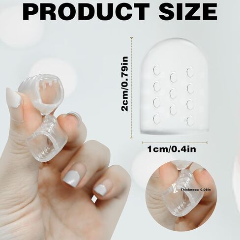 30Pcs Silicone Anti-Friction Toe Protector Women, Breathable Toe Covers Sleeves Toe Protectors Caps Little Big Pinky Toe Protector for Men Women, Toe Guards for Feet Calluses Ingrown Toenails(Clear) in Saudi Arabia