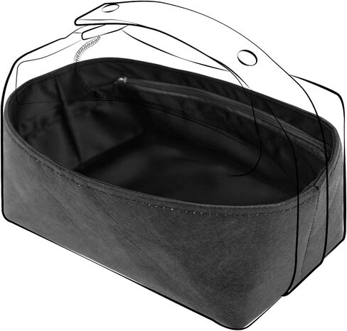 DGAZ Lightweight Purse Organizer Insert for Hermes-Bride A Brac Bags,silk and DupontPaper handbag inner for Luxury Bag(Large,Craie) in Saudi Arabia