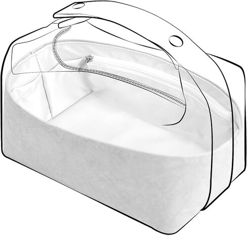DGAZ Lightweight Purse Organizer Insert for Hermes-Bride A Brac Bags,silk and DupontPaper handbag inner for Luxury Bag(Large,Craie) in Saudi Arabia