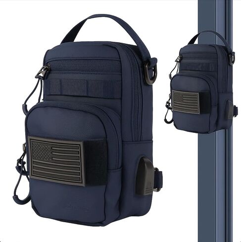 LEPHYON Magnetic Gym Bag, Small Gym Bag for Men & Women, Crossbody Sling Bags with Strong Magnets, USB Charging Port, Multi-Carry Design, Perfect for Travel Workout Sports, Best Gift for Fitness Lover in Saudi Arabia