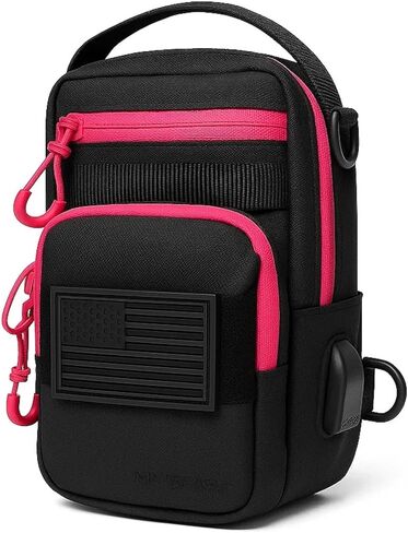 LEPHYON Magnetic Gym Bag, Small Gym Bag for Men & Women, Crossbody Sling Bags with Strong Magnets, USB Charging Port, Multi-Carry Design, Perfect for Travel Workout Sports, Best Gift for Fitness Lover in Saudi Arabia