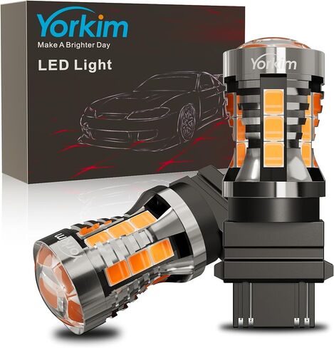 مصابيح Yorkim T10 LED 6500K Xeron White غير قطبية الجيل السادس، 194 LED داخلي لخريطة قبة السيارة ولوحة ترخيص لوحة ترخيص أضواء صندوق السيارة 168 W5W 2825 مقبس، حزمة من 10 in Kuwait