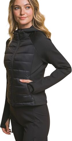 Love Tree Women's Padded Long Sleeve Thumb Hole Jacket in Saudi Arabia