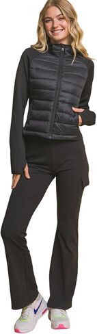 Love Tree Women's Padded Long Sleeve Thumb Hole Jacket in Saudi Arabia