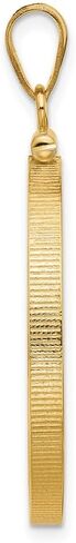 FJC Finejewelers 14 kt Yellow Gold Polished 27.5mm x 2.1mm Screw Top Coin Bezel Pendant in Saudi Arabia