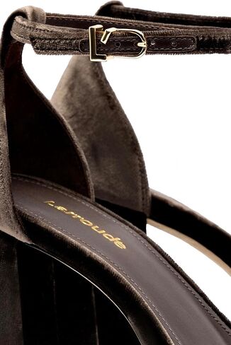 Larroudé Ari Pump In Expresso Velvet in Saudi Arabia