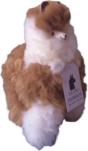 Colorful Andean Llama Ornament – Vibrant Peruvian Decorative Figurine with Traditional Pom-Pom – Festive Ethnic Home Décor Accent for Shelf, Table, or Hanging Display (9.8 | White) in Saudi Arabia