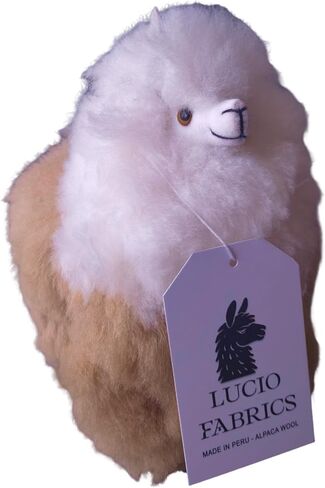 Colorful Andean Llama Ornament – Vibrant Peruvian Decorative Figurine with Traditional Pom-Pom – Festive Ethnic Home Décor Accent for Shelf, Table, or Hanging Display (9.8 | White) in Kuwait