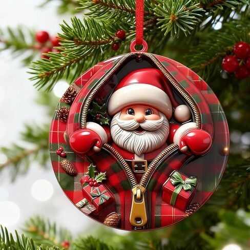 Forest Animal Christmas Ornaments,Funny Forest Animal Ornaments for Christmas Tree,3D Resin Ornaments Hanging Valentines Decoration Gift for Animal Lovers&Valentines Day Gifts for Him Her(Hedgehog) in Saudi Arabia