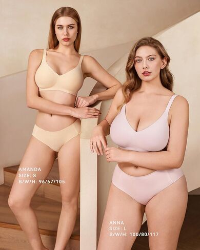 Women's Jelly Comfort Wireless Bra Full Coverage Push Up for All-Day Wear, No Underwire Everyday Bra with Light Support in Saudi Arabia