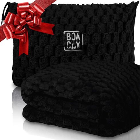 BOACAY بطانية سفر قابلة للتعبئة للطائرة والسيارة - بطانية مكتب مدمجة - وسادة محمولة للبالغين والأطفال مع حقيبة، وحقيبة الأمتعة، ومشبك حقيبة الظهر in Kuwait