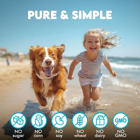 Omega 3 Chews for Dogs - 150Pcs - Dog Skin and Coat Supplement - Rich in EPA & DHA Fatty Acids - Itching Skin Relief Chews - Reduce Hair Shedding - Made with Fish Oil - Chicken in Saudi Arabia