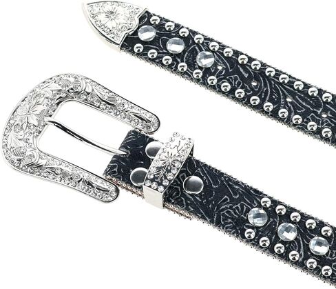 Blazin Roxx Ladies Leaf Pattern and Bling Belt in Saudi Arabia