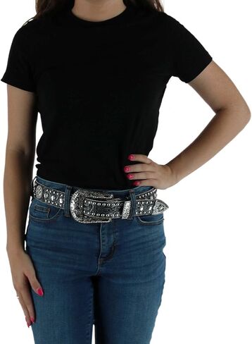 Blazin Roxx Ladies Leaf Pattern and Bling Belt in Saudi Arabia