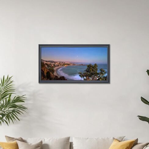 14x25 Panoramic Photo Frame Black Solid Wood Picture Frame 14x25 inch Painting Frame Poster Frame (S23B1425) in Saudi Arabia