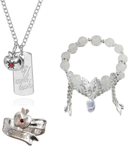 Love And Deepspace Costume Love And Deepspace Cosplay Bracelets Ring Necklace 3PCS Accessories in Saudi Arabia